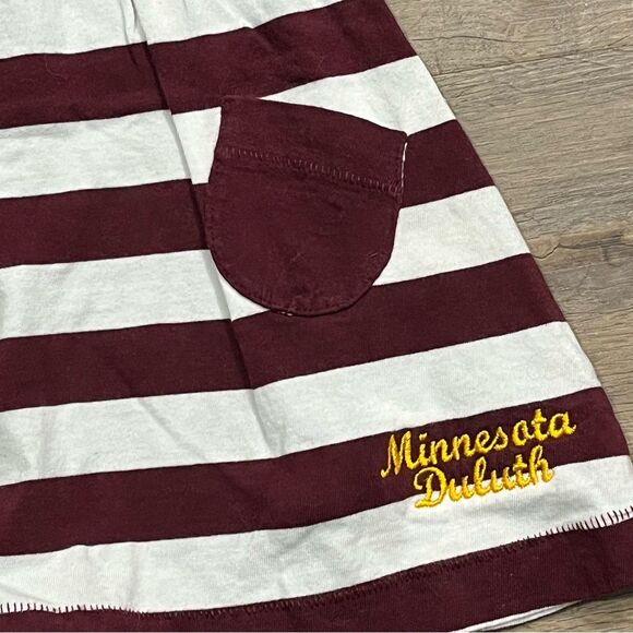 Garb Baby Girl Dress Maroon and White Minnesota Duluth Bulldogs Size 6M - Picture 4 of 6